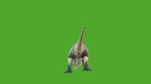 Dinosaurs higher quality green screen animation 库存影片 280705286