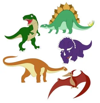 Dinosaurs Stock Illustration