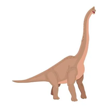 Dinosaurs isolated on a white background. Stock Illustration