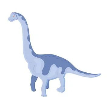 Dinosaurs isolated on a white background. Stock Illustration