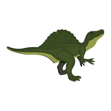 Dinosaurs isolated on a white background. Stock Illustration