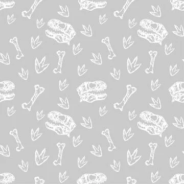 Dinosaurs pattern Stock Illustration