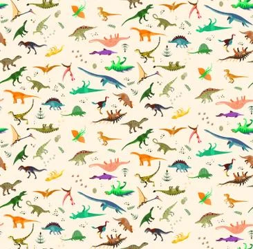 Dinosaurs Set Stock Illustration