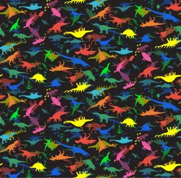 Dinosaurs Set Stock Illustration