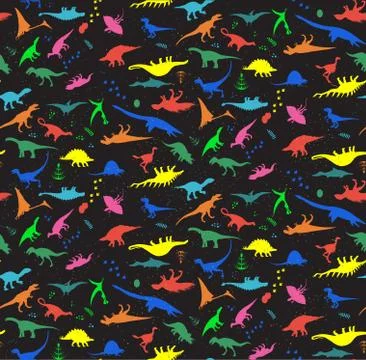 Dinosaurs Set Stock Illustration
