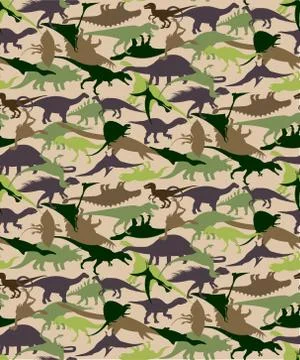 Dinosaurs Set Stock Illustration