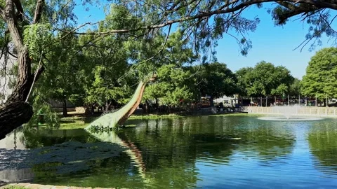 Dinosaurs At Texas State Fair Part 2 Stock Footage 256673057