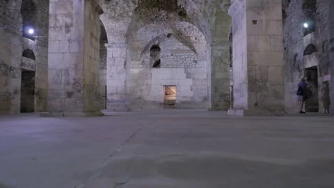 Diocletian's palace, Split, Croatia Stock Footage 83767982