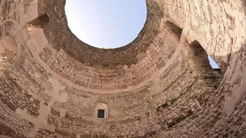 Diocletian's Palace in Split, Croatia Stock Footage 254175239