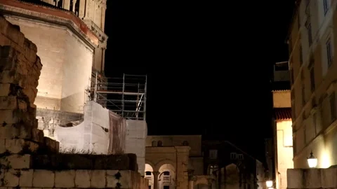 Diocletian's Palace in Split Stock Footage 265104571