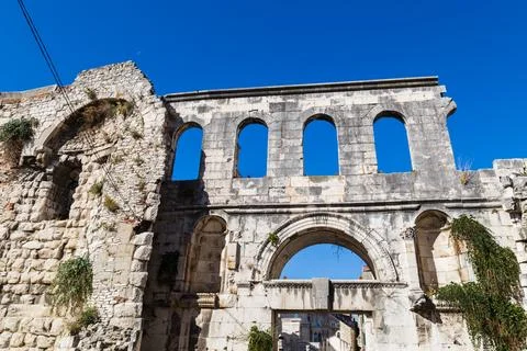 Diocletians Palace in Split Stock Photos