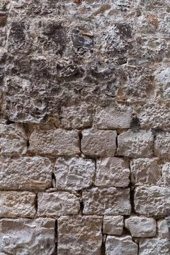 Diocletian's stonework in Split is a beautiful gray cobblestone. 1700 years a Stock Photos