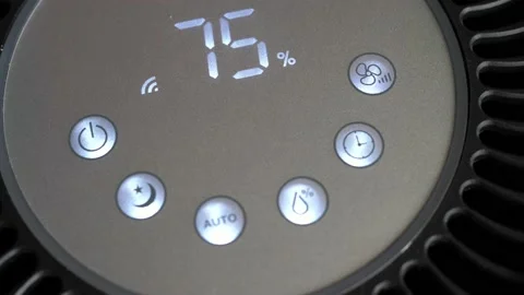 Diode display  using evaporative air humidifier Vídeo Stock 152664493