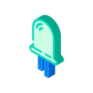 Diode electrical engineer isometric icon vector illustration Stock Illustration