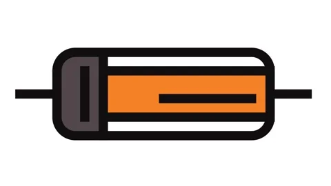 Diode electronic component color icon animation Stock Footage 326097691
