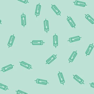 Diode electronic component line seamless pattern 스톡 일러스트