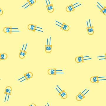 Diode electronic component vector seamless pattern Stock Illustration