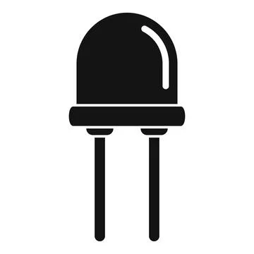Diode element icon simple vector. Electric power Stock Illustration