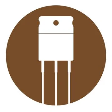 Diode icon Stock Illustration