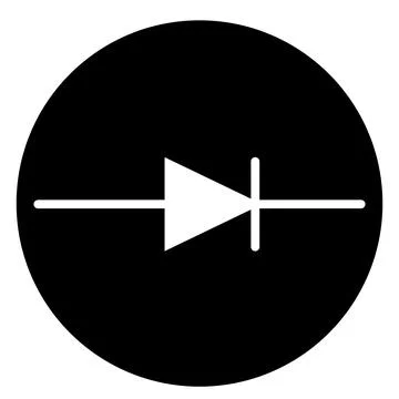 Diode icon Illustrazione stock