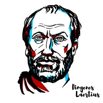 Diogenes Laertius Stock Illustration