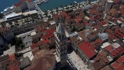 Dioklecijan, Split aerial 動画素材 70391737