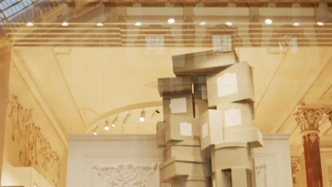 Dior SS26 visual featuring a grand glass dome, ornate architecture, and luxury Stock Footage 330033652