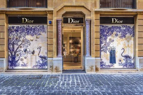 Dior store in Beirut Souks shopping area in Beirut, capital of Lebanon Stock Photos