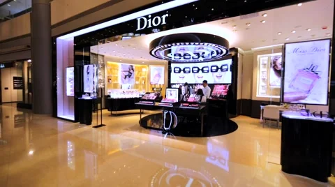 Dior store in Hong Kong Stock Video Pond5