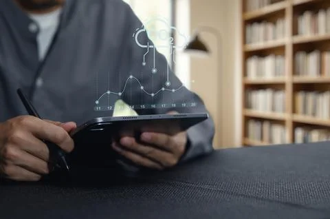 Dioxide Reduction Analysis with Calculation Tools and Data Visualization Foto stock