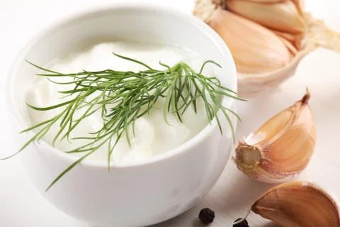 Dip ingredients Stock Photos