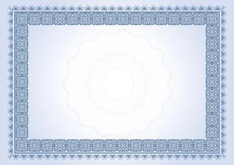 Diploma certificate Stock Illustration