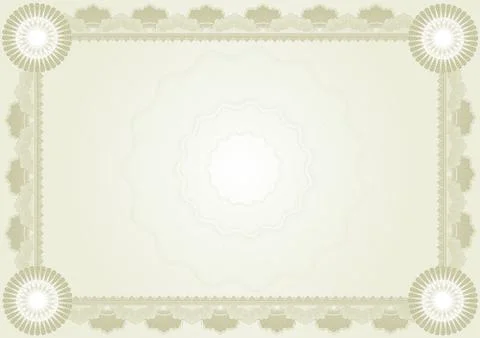 Diploma certificate Stock Illustration