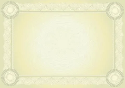 Diploma certificate Stock Illustration
