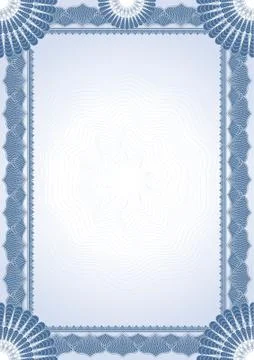 Diploma certificate Stock Illustration