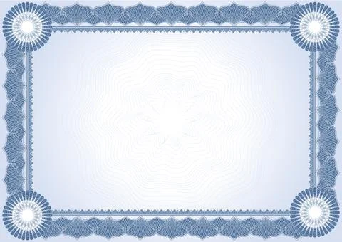 Diploma certificate Stock Illustration