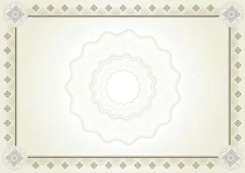 Diploma certificate Stock Illustration