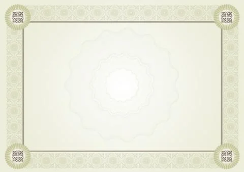 Diploma certificate Stock Illustration