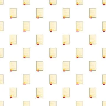 Diploma certificate pattern for education concept background Stock Illustration