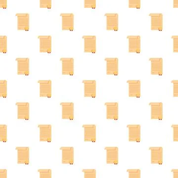 Diploma certificate seamless pattern for education background Stock Illustration