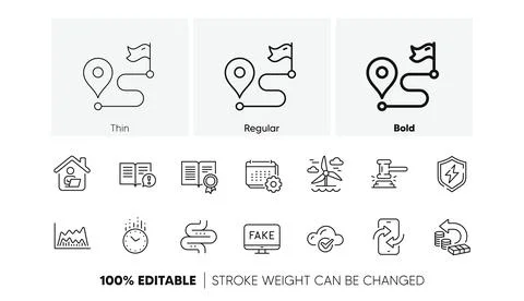 Diploma, Cloud computing and Intestine line icons. For web app, printing. Line Ilustração Stock