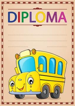 Diploma design image Stock Illustration