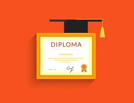 Diploma icon Stock Illustration