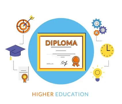 Diploma icon Stock Illustration
