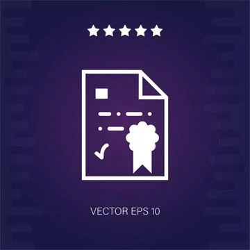 Diploma  icon Stock Illustration