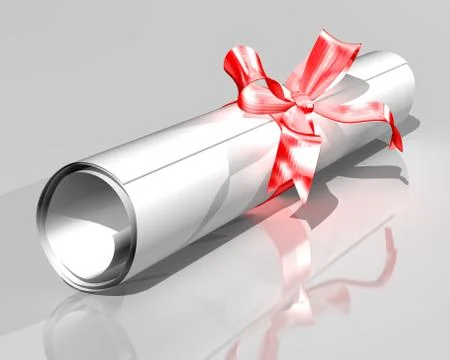 Diploma Illustrazione stock