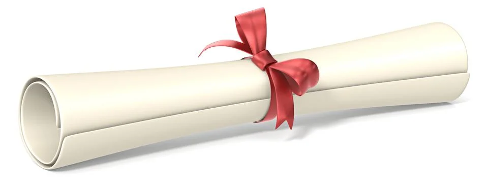 Diploma. Stock Illustration