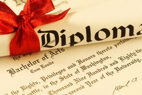 Diploma Stock Photos
