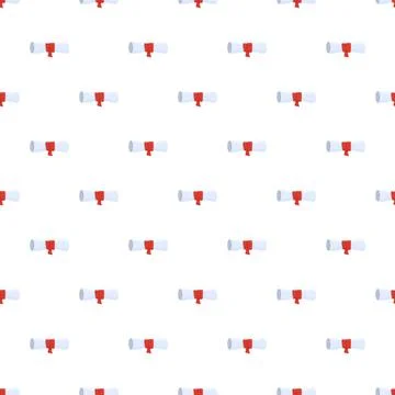 Diploma scroll pattern symbolizing education and achievement 스톡 일러스트