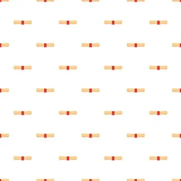 Diploma scrolls creating seamless education success pattern Stock Illustration
